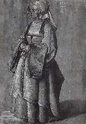 Albrecht Durer Woman in Netherlandish artist oil painting